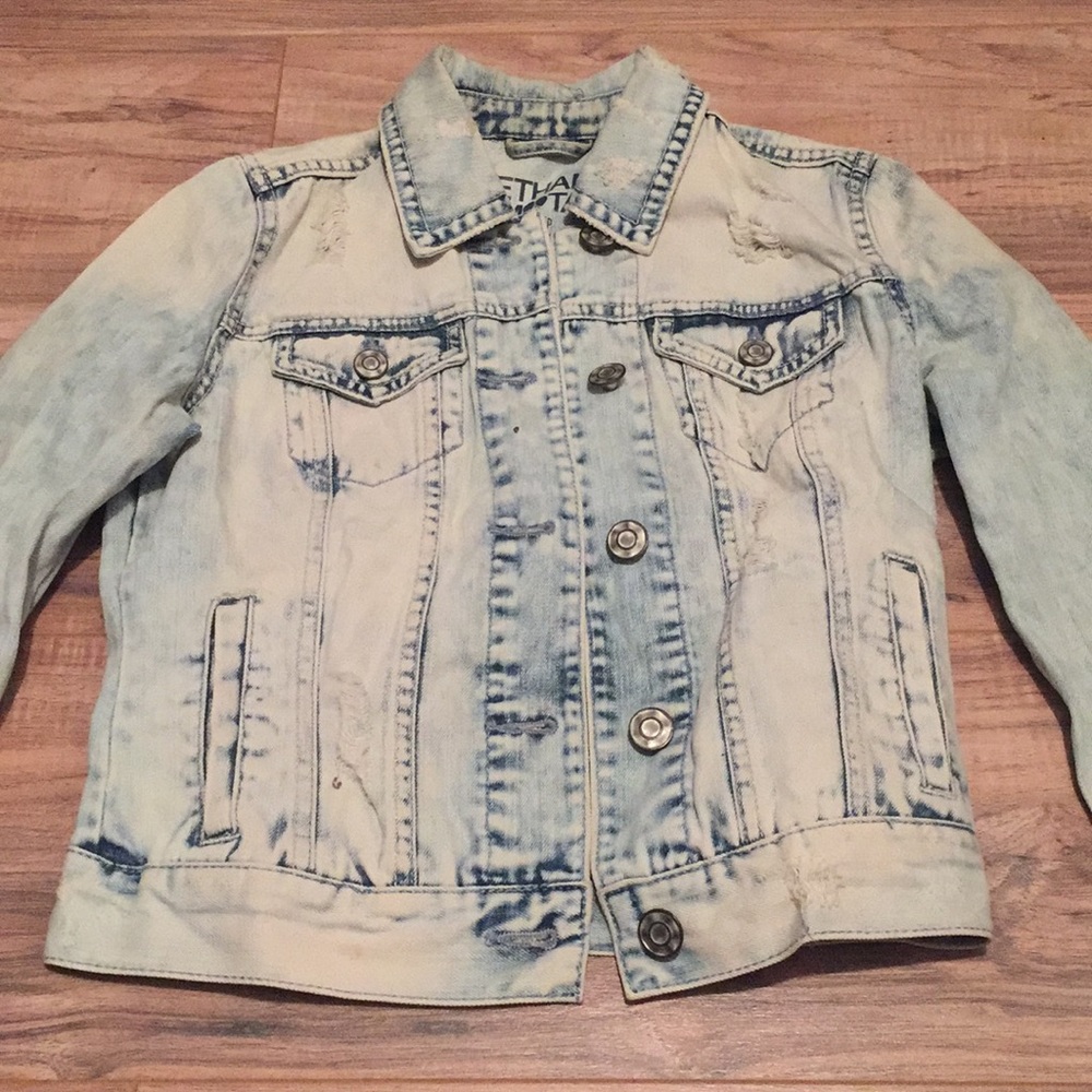 Distressed Denim Jacket